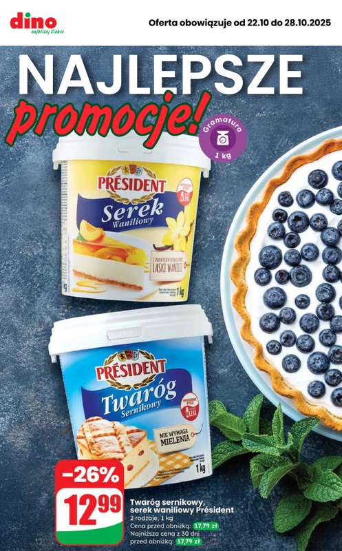Dino - gazetka promocyjna Najlepsze promocje! od środy 22.10 do wtorku 28.10