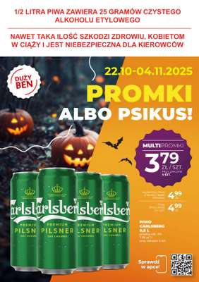 Duży Ben - gazetka promocyjna Gazetka piwna od środy 22.10 do wtorku 04.11