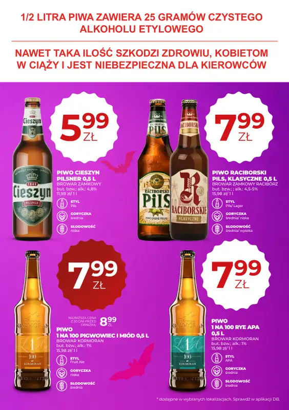 Duży Ben - gazetka promocyjna Gazetka piwna od środy 22.10 do wtorku 04.11 - strona 19