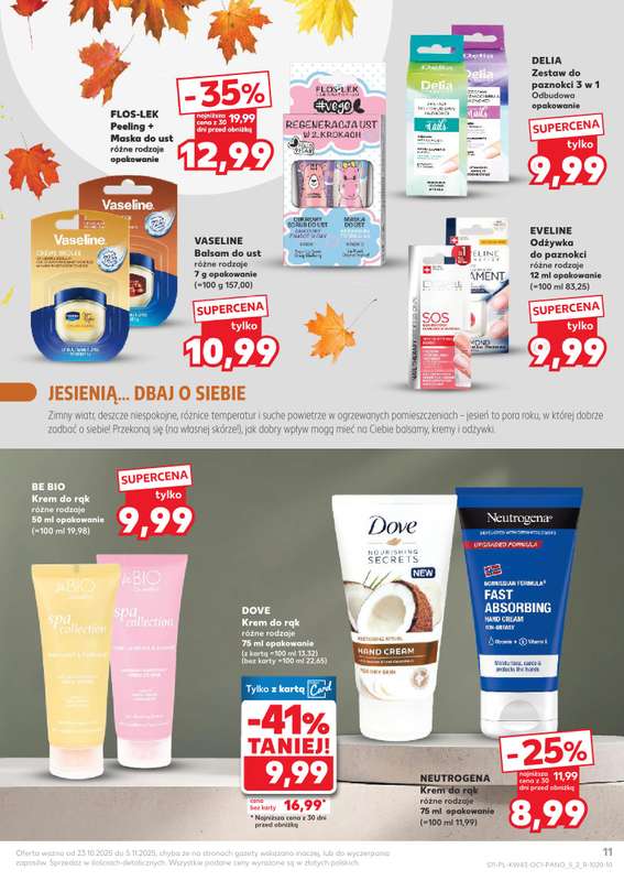 Kaufland - gazetka promocyjna Oferta Kaufland - Kosmetyki od czwartku 23.10 do środy 05.11 - strona 11