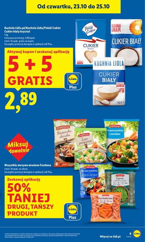 Lidl - gazetka promocyjna Oferta od czwartku od czwartku 23.10 do soboty 25.10 - strona 9