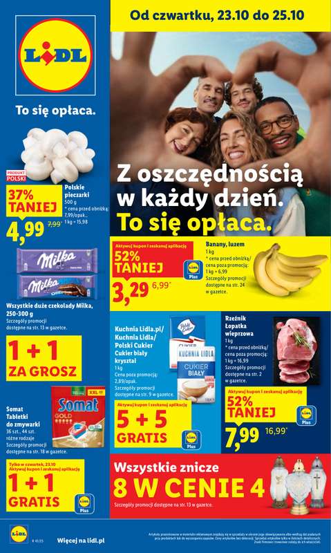 Lidl - gazetka promocyjna Oferta od czwartku od czwartku 23.10 do soboty 25.10