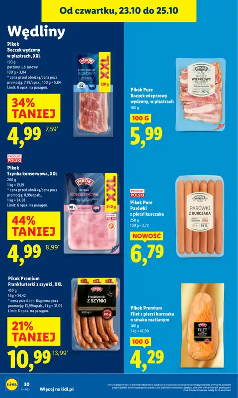 Lidl - gazetka promocyjna Oferta od czwartku od czwartku 23.10 do soboty 25.10 - strona 34
