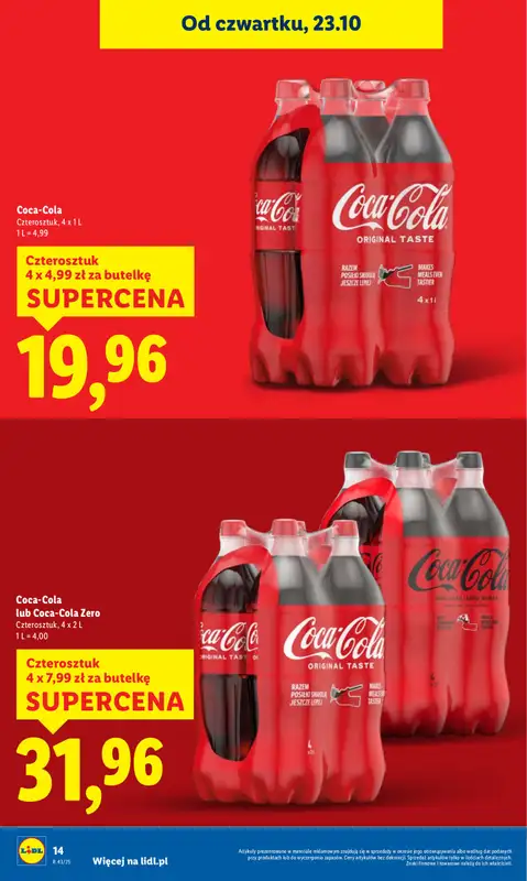 Lidl - gazetka promocyjna Oferta od czwartku od czwartku 23.10 do soboty 25.10 - strona 14