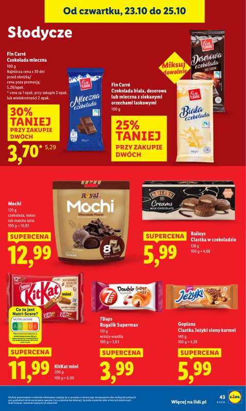 Lidl - gazetka promocyjna Oferta od czwartku od czwartku 23.10 do soboty 25.10 - strona 47