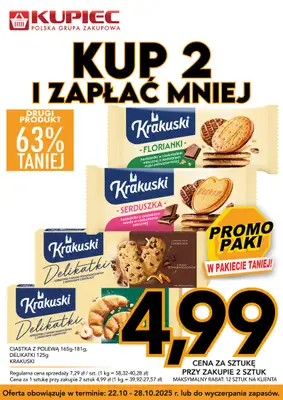 Kupiec - gazetka promocyjna Promopaki od środy 22.10 do wtorku 28.10 - strona 3 Kupiec - gazetka promocyjna Promopaki od środy 22.10 do wtorku 28.10 - strona 3