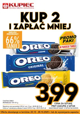 Kupiec - gazetka promocyjna Promopaki od środy 22.10 do wtorku 28.10 - strona 9 Kupiec - gazetka promocyjna Promopaki od środy 22.10 do wtorku 28.10 - strona 9