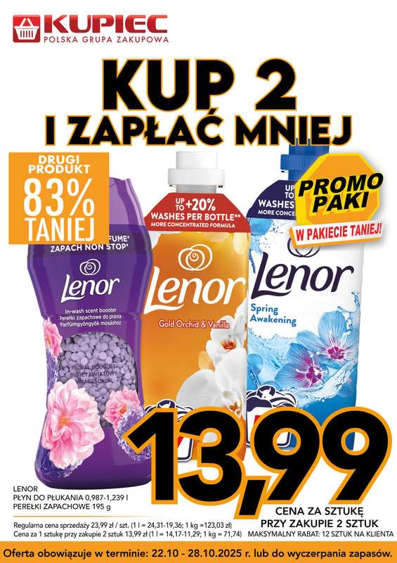 Kupiec - gazetka promocyjna Promopaki od środy 22.10 do wtorku 28.10 - strona 5