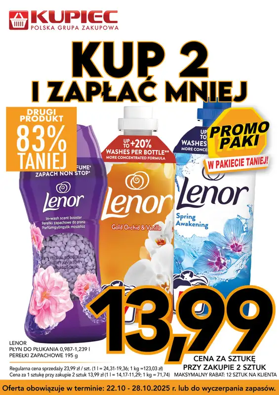 Kupiec - gazetka promocyjna Promopaki od środy 22.10 do wtorku 28.10 - strona 5