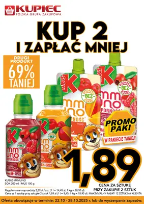 Kupiec - gazetka promocyjna Promopaki od środy 22.10 do wtorku 28.10 - strona 4 Kupiec - gazetka promocyjna Promopaki od środy 22.10 do wtorku 28.10 - strona 4