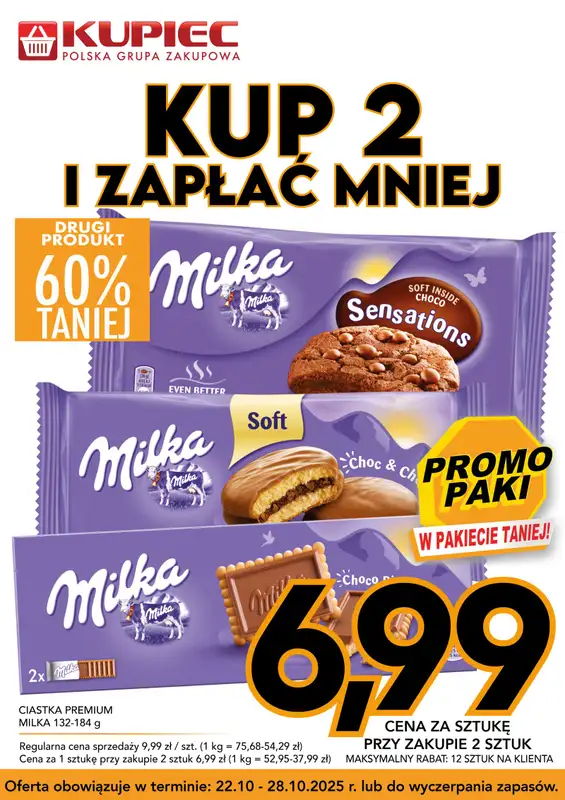 Kupiec - gazetka promocyjna Promopaki od środy 22.10 do wtorku 28.10 - strona 7