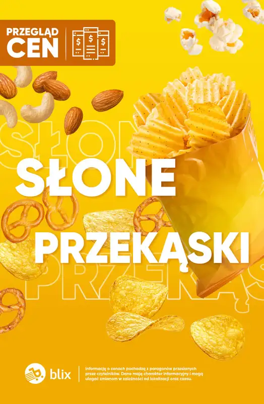 Biedronka - gazetka promocyjna Słone przekąski - przegląd cen  