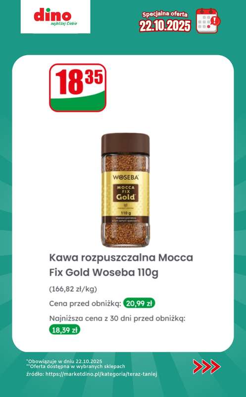 Dino - gazetka promocyjna Specjalna oferta na 22.10.2025 - promocje spoza gazetki od środy 22.10 do środy 22.10 - strona 8