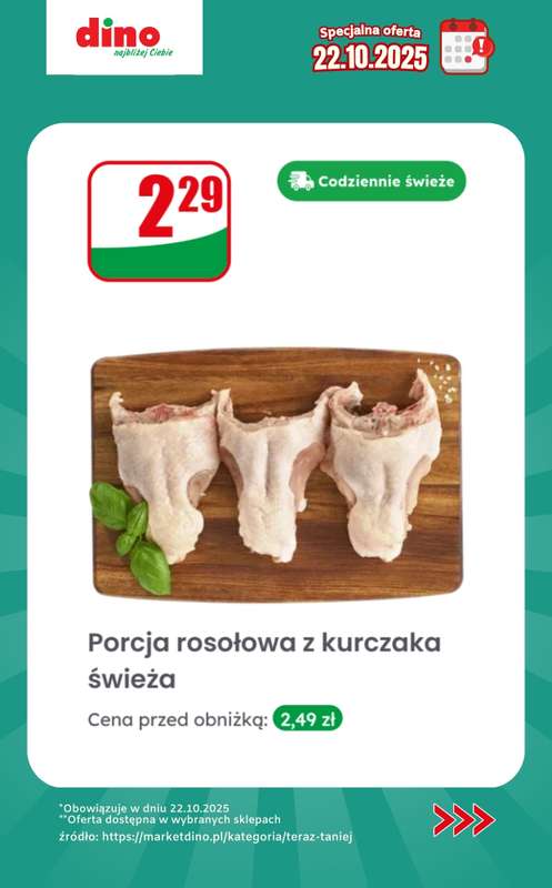 Dino - gazetka promocyjna Specjalna oferta na 22.10.2025 - promocje spoza gazetki od środy 22.10 do środy 22.10 - strona 5