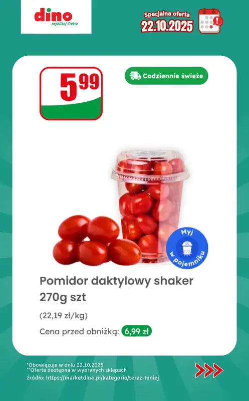 Dino - gazetka promocyjna Specjalna oferta na 22.10.2025 - promocje spoza gazetki   - strona 2