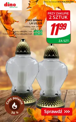 Dino - gazetka promocyjna Oferty na znicze i wkłady od czwartku 23.10 do wtorku 28.10 - strona 6 Dino - gazetka promocyjna Oferty na znicze i wkłady od czwartku 23.10 do wtorku 28.10 - strona 6