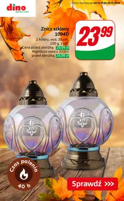 Dino - gazetka promocyjna Oferty na znicze i wkłady od czwartku 23.10 do wtorku 28.10 - strona 5 Dino - gazetka promocyjna Oferty na znicze i wkłady od czwartku 23.10 do wtorku 28.10 - strona 5