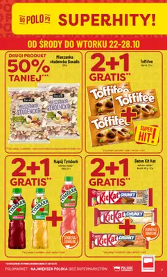 POLOmarket - gazetka promocyjna Gazetka od środy 22.10 do wtorku 28.10 - strona 7 POLOmarket - gazetka promocyjna Gazetka od środy 22.10 do wtorku 28.10 - strona 7