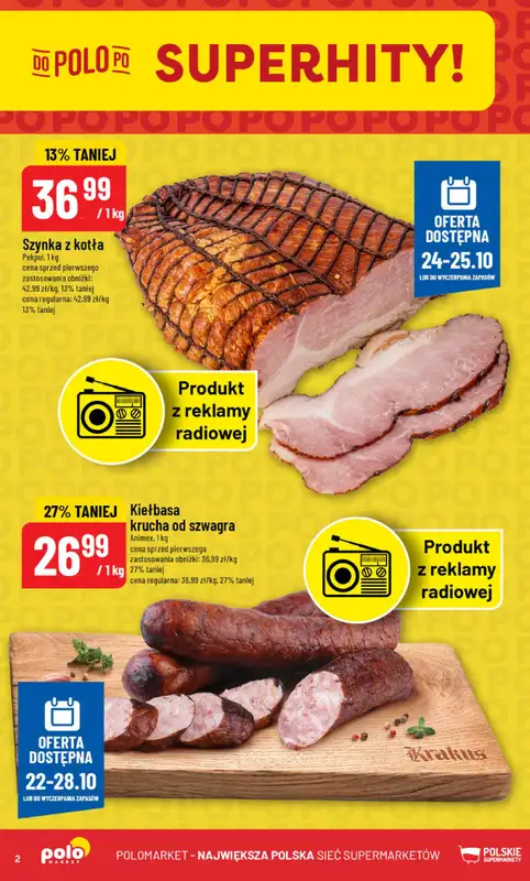 POLOmarket - gazetka promocyjna Gazetka od środy 22.10 do wtorku 28.10 - strona 2