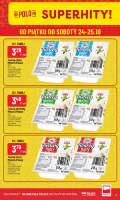 POLOmarket - gazetka promocyjna Gazetka od środy 22.10 do wtorku 28.10 - strona 3 POLOmarket - gazetka promocyjna Gazetka od środy 22.10 do wtorku 28.10 - strona 3