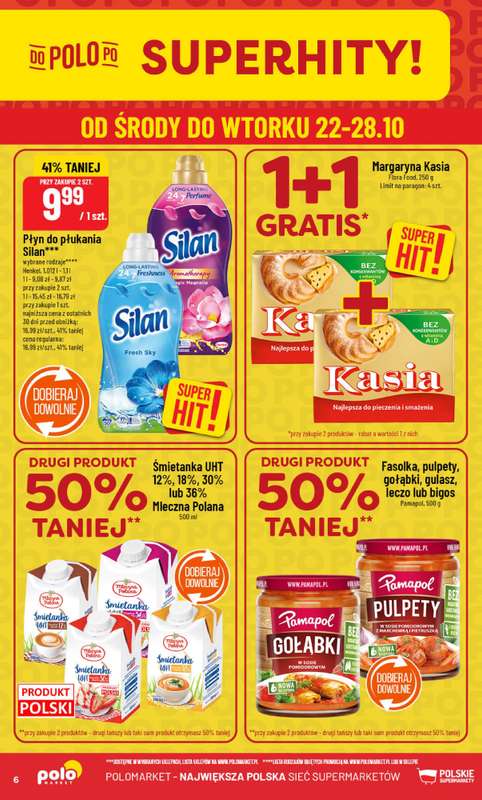 POLOmarket - gazetka promocyjna Gazetka od środy 22.10 do wtorku 28.10 - strona 6