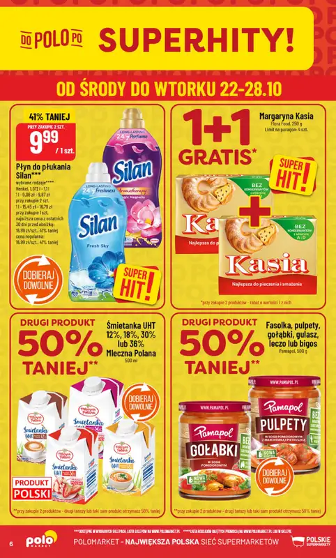POLOmarket - gazetka promocyjna Gazetka od środy 22.10 do wtorku 28.10 - strona 6