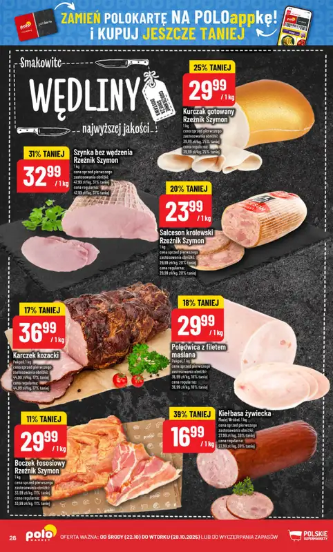 POLOmarket - gazetka promocyjna Gazetka od środy 22.10 do wtorku 28.10 - strona 28