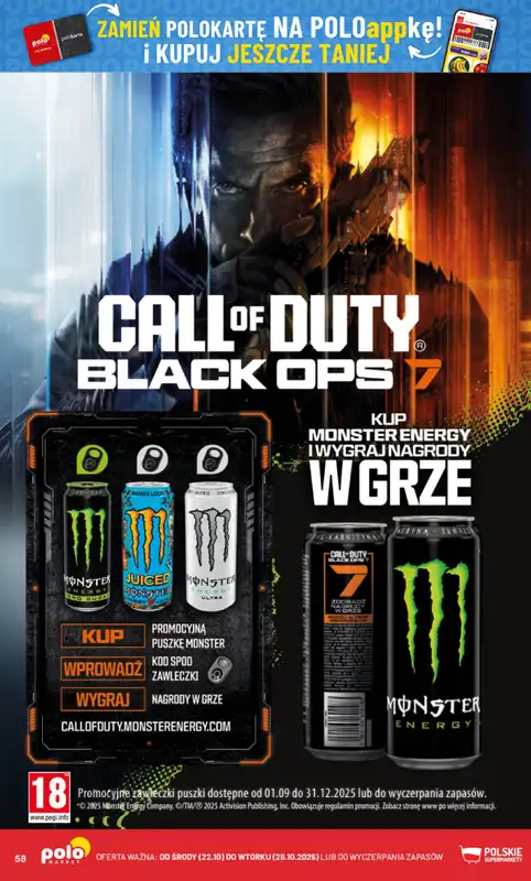 POLOmarket - gazetka promocyjna Gazetka od środy 22.10 do wtorku 28.10 - strona 58