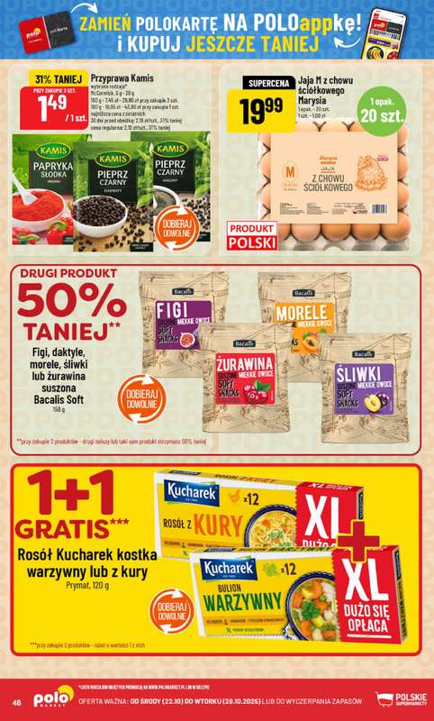 POLOmarket - gazetka promocyjna Gazetka od środy 22.10 do wtorku 28.10 - strona 48