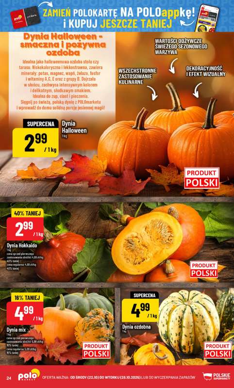 POLOmarket - gazetka promocyjna Gazetka od środy 22.10 do wtorku 28.10 - strona 24