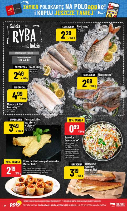 POLOmarket - gazetka promocyjna Gazetka od środy 22.10 do wtorku 28.10 - strona 34