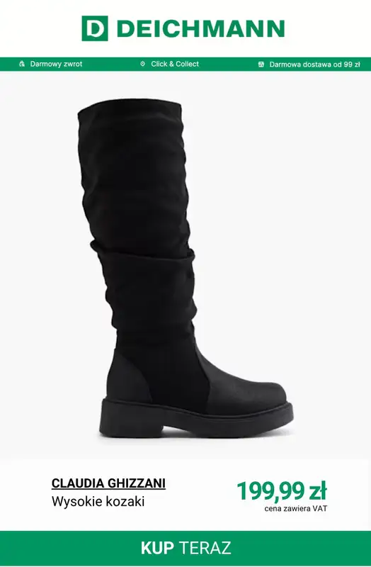 Deichmann - gazetka promocyjna Kozaki damskie w atrakcyjnych cenach od środy 22.10  - strona 6