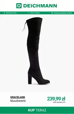 Deichmann - gazetka promocyjna Kozaki damskie w atrakcyjnych cenach od środy 22.10  - strona 10