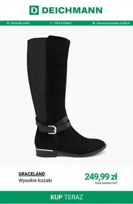 Deichmann - gazetka promocyjna Kozaki damskie w atrakcyjnych cenach od środy 22.10  - strona 2
