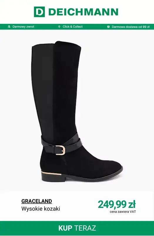Deichmann - gazetka promocyjna Kozaki damskie w atrakcyjnych cenach   - strona 2