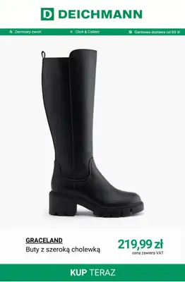 Deichmann - gazetka promocyjna Kozaki damskie w atrakcyjnych cenach od środy 22.10  - strona 5