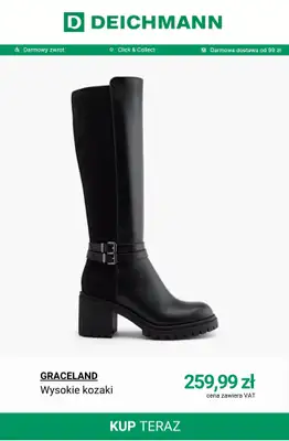 Deichmann - gazetka promocyjna Kozaki damskie w atrakcyjnych cenach od środy 22.10  - strona 3