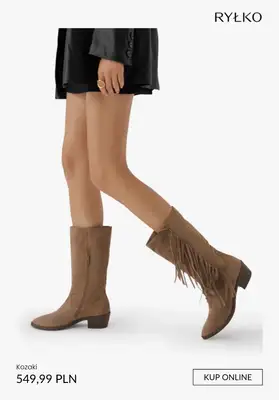 Ryłko - gazetka promocyjna KOZAKI damskie od środy 22.10  - strona 4