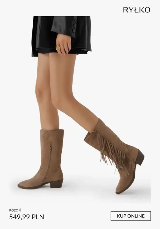 Ryłko - gazetka promocyjna KOZAKI damskie od środy 22.10  - strona 4