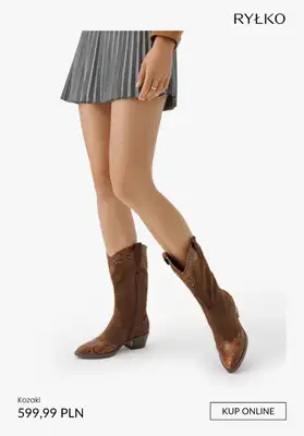 Ryłko - gazetka promocyjna KOZAKI damskie od środy 22.10  - strona 8