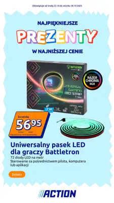 Action - gazetka promocyjna Katalog Prezenty od środy 22.10 do wtorku 28.10 Action - gazetka promocyjna Katalog Prezenty od środy 22.10 do wtorku 28.10