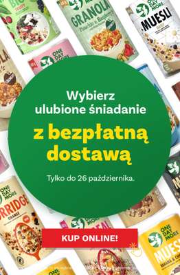One Day More - gazetka promocyjna Darmowa dostawa od piątku 24.10 do niedzieli 26.10