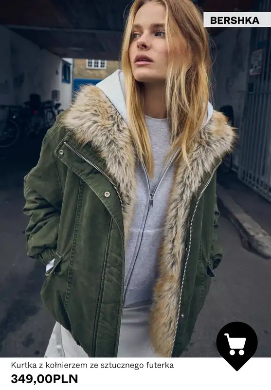 Bershka - gazetka promocyjna Sztuczne futro   - strona 2
