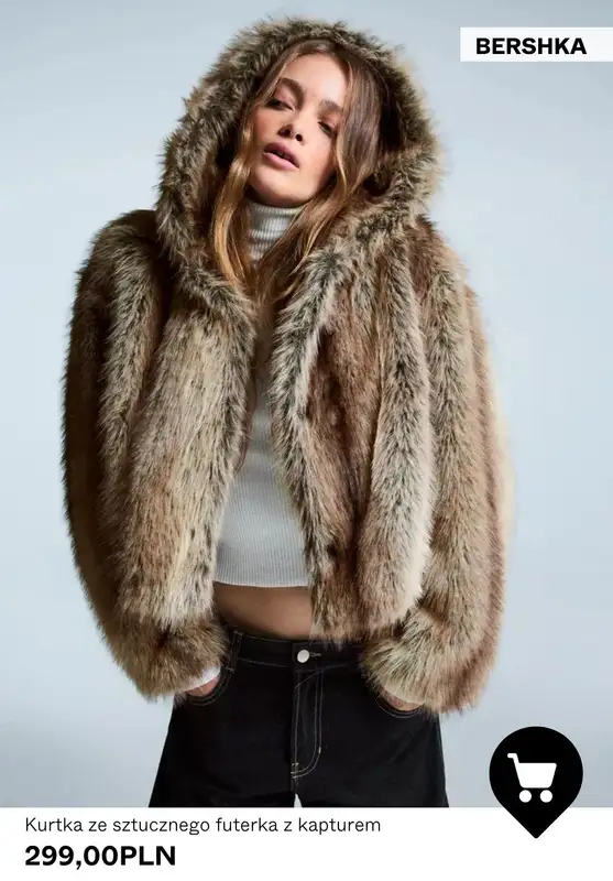 Bershka - gazetka promocyjna Sztuczne futro   - strona 3