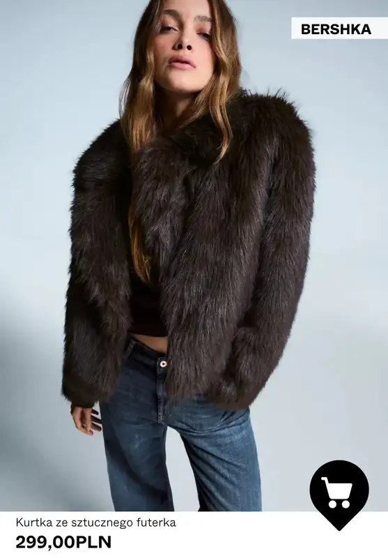 Bershka - gazetka promocyjna Sztuczne futro od środy 22.10  - strona 6