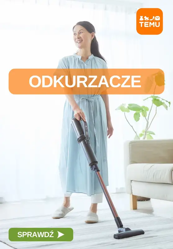 Temu - gazetka promocyjna Odkurzacze do domu i do auta  