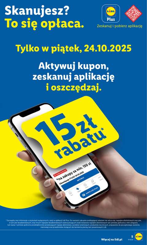 Lidl - gazetka promocyjna Oferta od czwartku od czwartku 23.10 do soboty 25.10 - strona 5