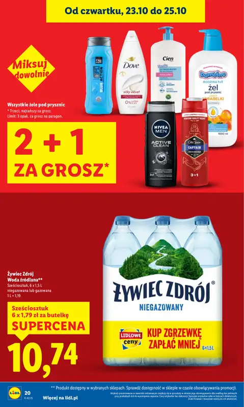 Lidl - gazetka promocyjna Oferta od czwartku od czwartku 23.10 do soboty 25.10 - strona 20