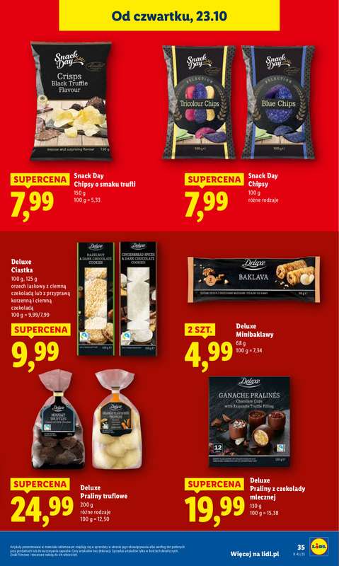 Lidl - gazetka promocyjna Oferta od czwartku od czwartku 23.10 do soboty 25.10 - strona 39
