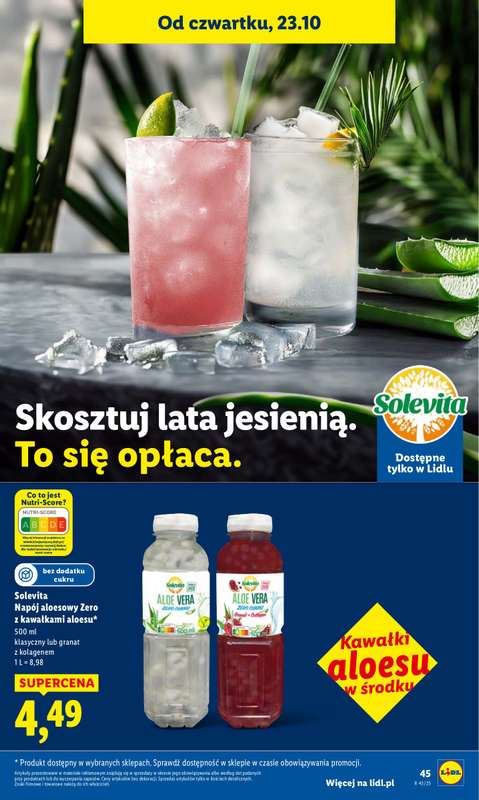 Lidl - gazetka promocyjna Oferta od czwartku od czwartku 23.10 do soboty 25.10 - strona 49